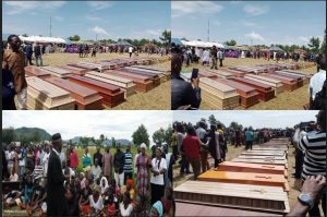 38 slain victims of bandits attack given mass burial in Kaduna