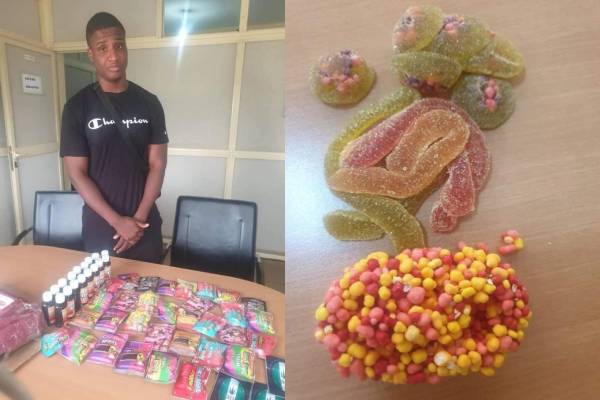 NDLEA intercepts drugged candies from UK, arrests 22-year old importer, seizes cookies, cocaine bound for Dubai, Saudi Arabia