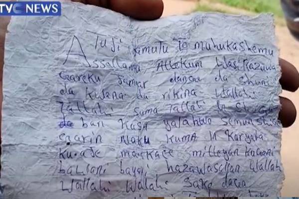 Two suspects in police custody over alleged threat letter to four communities in Sokoto