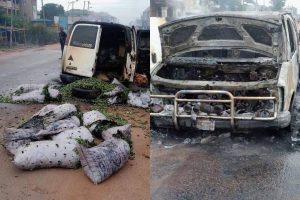 Latest Breaking News About Sit At Home:  Vehicle conveying vegetables set ablaze in Enugu