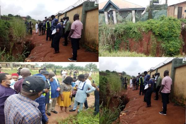 Reps Committee on Ecological Funds visits erosion site in Agbor