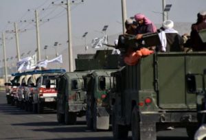  Taliban show off captured US military weapons at Kandahar victory parade