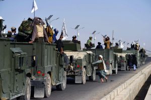  Taliban show off captured US military weapons at Kandahar victory parade
