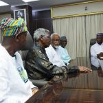 Governor Bello Receives Members of the Board of Trustees of the NMMA