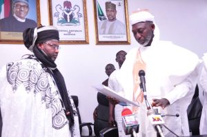 Niger Governor presents letter of appointment to new Emir of Kontagora Emirate
