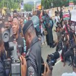 #Endsars anniversary: Activist Sowore leads protest at Unity Fountain, Abuja