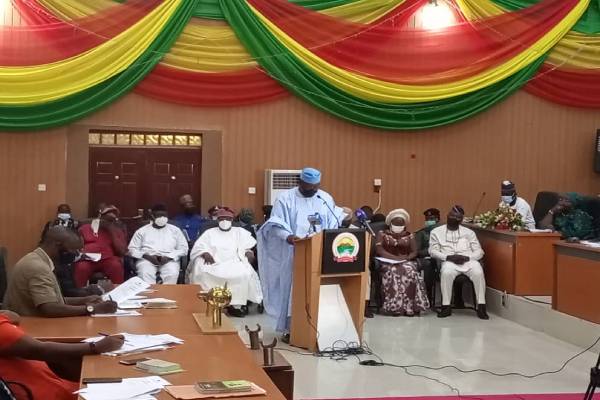 Gov Fayemi presents budget of Legacy and Consolidation to State House of Assembly