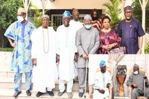 PHOTOS_ Afenifere leaders visit Tinubu in Lagos