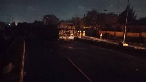 Updated: Cars burn as fuel laden tanker explodes in Ibadan