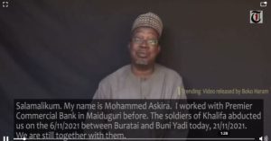 Boko Haram Releases video of abducted victims