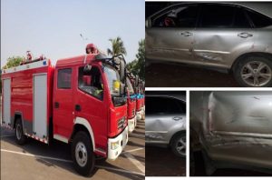 Akeredolu’s aide accuses Fire service of damaging his vehicle