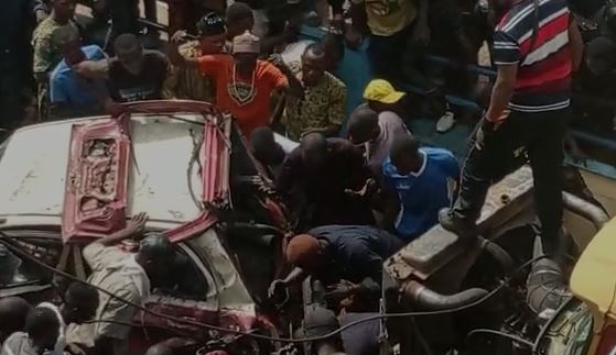 Updated: Three dead as gas truck crushes vehicles, motorcycles in Ibadan