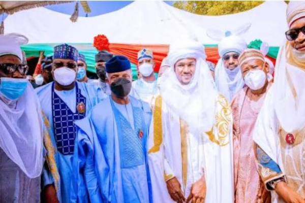 Osinbajo, Lawan, Masari, other dignitaries grace Yusuf Buhari’s turbaning  in Daura