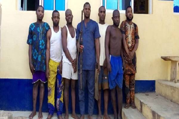 Police arrest 7 members of ritual killing syndicate in Abeokuta