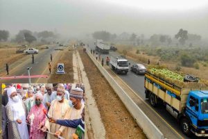 President Buhari on Projects