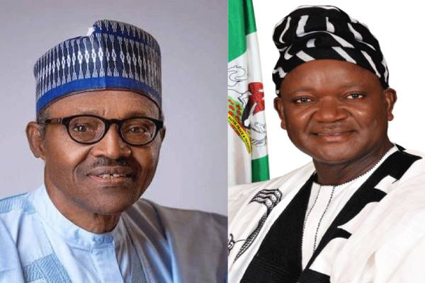 Governor Ortom commends President Buhari over Electoral Act assent refusal