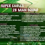 Nigeria name Musa, Ndidi, Osimhen, 25 others in 28-man final list for AFCON 2021