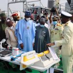 Buhari inaugurates Nigerian Navy ships, stresses need for local content