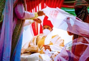 Yusuf Buhari turbaned as Talban Daura, District Head in Katsina
