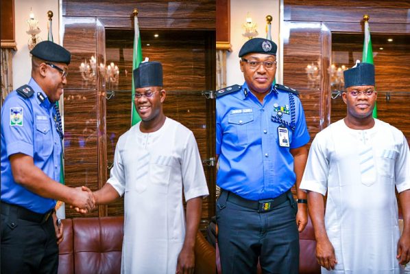 Gov Yahaya Bello receives new CP, Egbuka, assures of cooperation