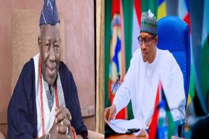 Buhari on Olubadan