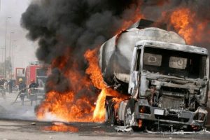 Trailer driver, conductor burnt to death along East-West road in Delta