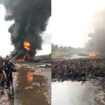 DELGA Chairman destroys illegal oil bunkering sites at Oruama-Kiri