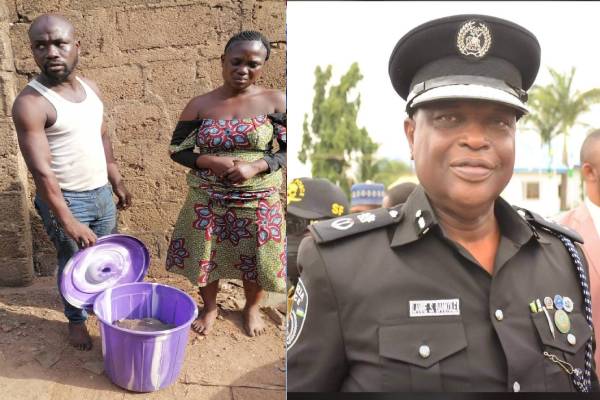 Police arrest couple with fresh human parts in Abeokuta
