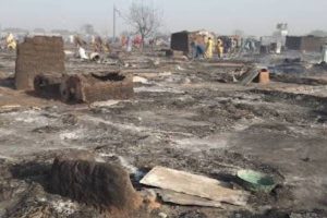 Borno idps’ camp fire