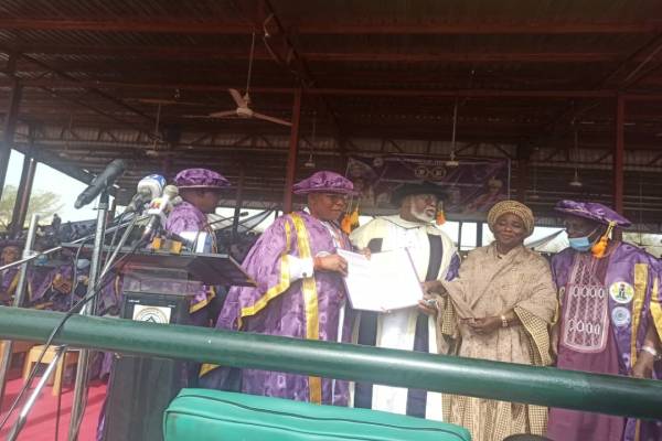 FUT Minna bestows honorary degrees on four eminent Nigerians at 30th convocation ceremony
