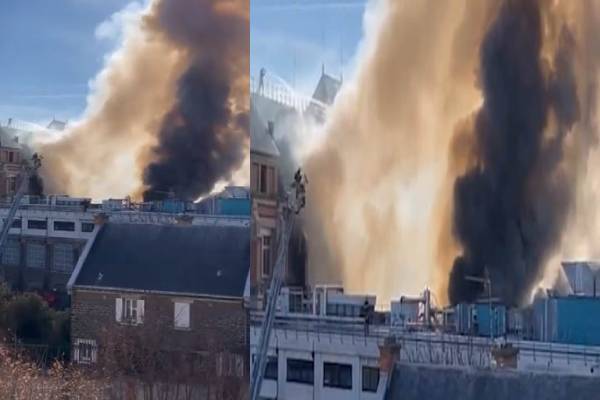 Fire guts Bank of France money printing factory