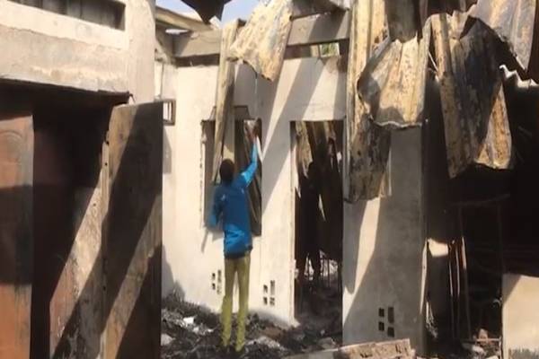 Properties destroyed as fire razes Sheik Gumi's school in Kaduna