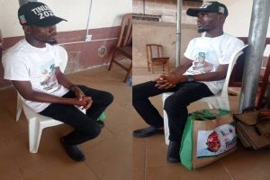 Man who trekked for Asiwaju from Abuja arrives Ibadan