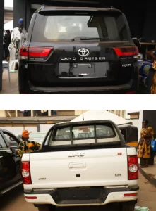 Makinde presents Toyota Land Cruiser SUV, Jac pick-up to Olubadan-designate