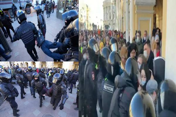 Thousands of anti-war protesters in Russia arrested in aftermath of Ukraine conflict