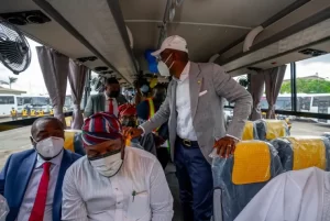 Sanwo-Olu pledges to ensure buses are safe for passengers
