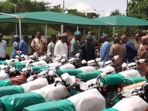 Ondo Workers donate 30 motorcycles to Amotekun Corps