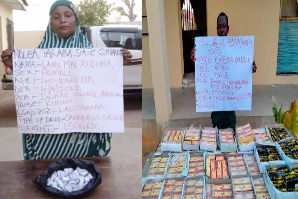 NDLEA arrests Drug Queen, border trafficker, others in Taraba, Adamawa states