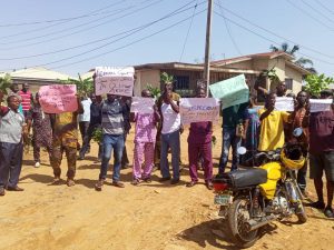 Protest Rocks Akure community over road contract scandal