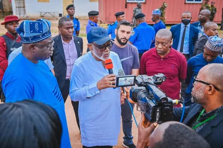 Akeredolu condemns attack on construction site in Owo