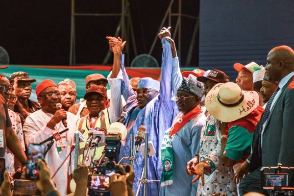 Former Vice President, Atiku Abubakar, wins PDP Presidential Primary in Abuja