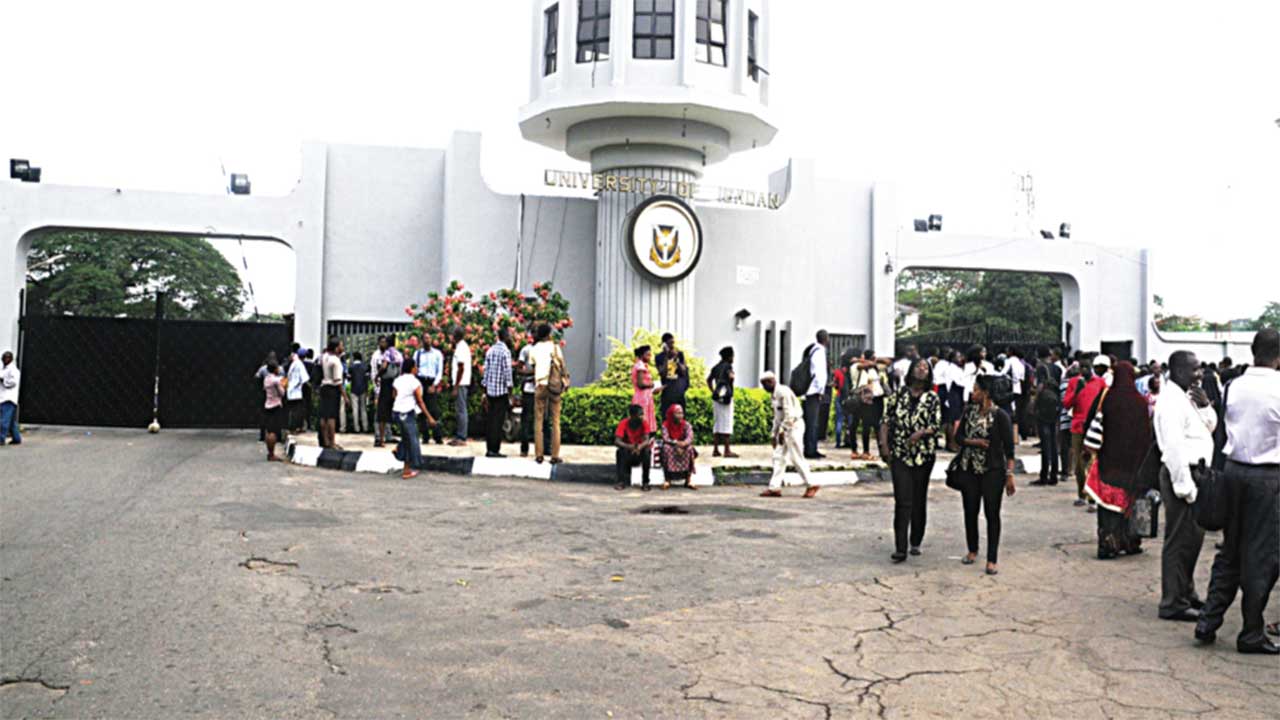 ASUU Strike: Students stage protest at UI, disrupt movement