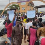 ASUU Strike: University students protest for second day in Benin-City