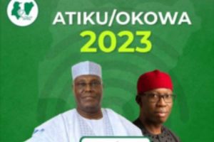 Breaking_ Atiku announces Okowa as running mate