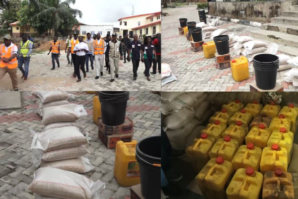 NEMA presents relief materials to survivors of Owo church attack