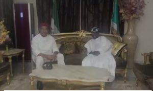 Tinubu meets Governor Uzodinma
