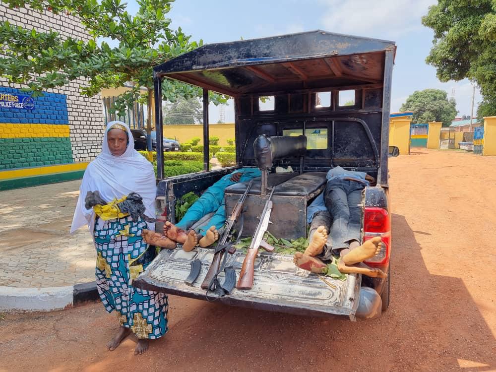 Security operatives kill four bandits in Jos, arrest female gunrunner
