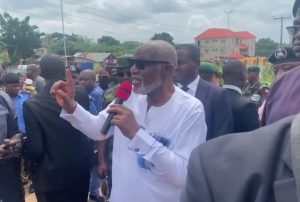 Akeredolu visits scene of latest attack in Owo