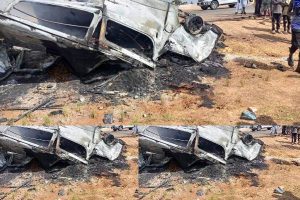 Dozens burnt to death in Kaduna road accident