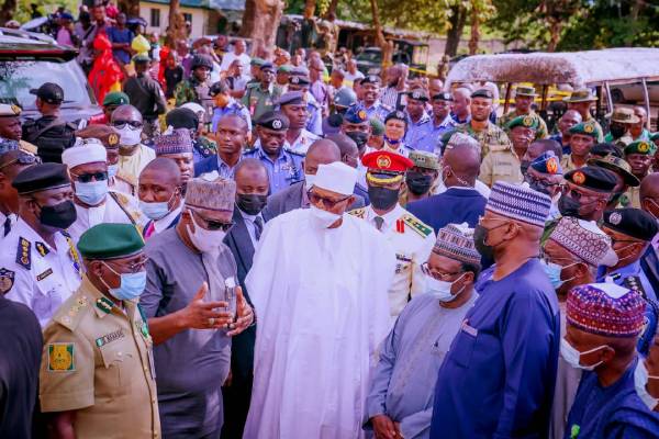 President Buhari Visits Kuje, Laments Intelligence, Secuirty Failures